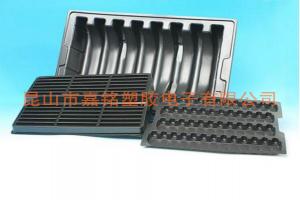 Electronic plastic tray