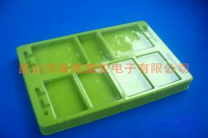 Electronic plastic tray